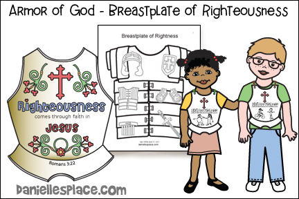breastplate of righteousness template