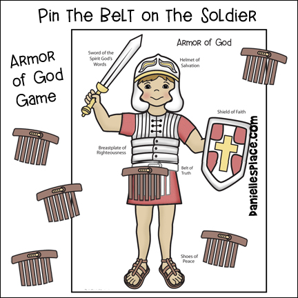 Armor of God - Belt of Truth Bible Crafts