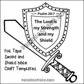 Armor of God - Shield of Faith Bible Crafts