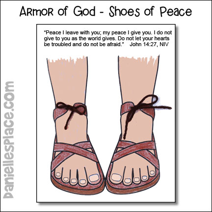 armor of god crafts shoes