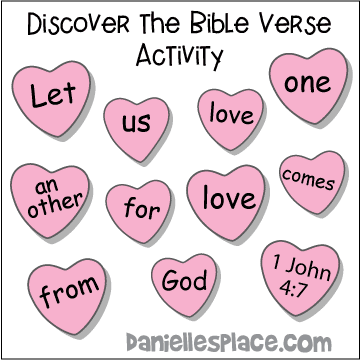 Discover the Bible Verse Heart Activity