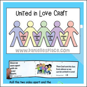 United in Love Bible Crafts and Activities for Children's Ministry