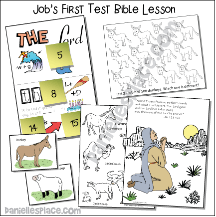 Job's First Test Bible Lesson for Children