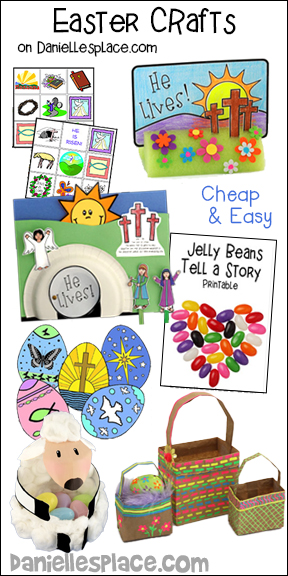 Easter Crafts and Learning Activites for Children's Ministry and Home School