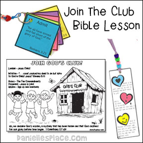 Join the Club Bible Lesson About Salvation