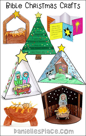 Bible Christmas Crafts for Children's Ministry- Religious Christmas Crafts