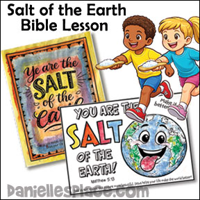 Salt of the Earth Bible Lesson with Crafts and Bible Games