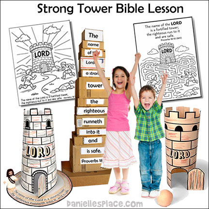Strong Tower Bible Lesson for Children's Ministry