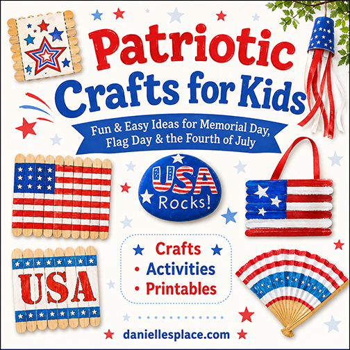 Patriotic Crafts for Kids, 4th of July Crafts for Children