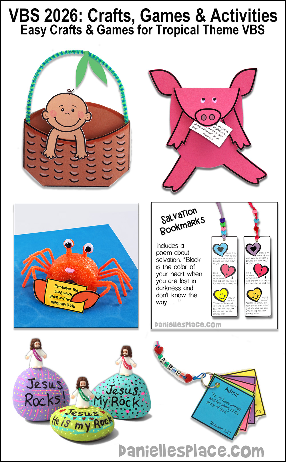 VBS 2026 Tropical Theme Crafts Ideas for Children