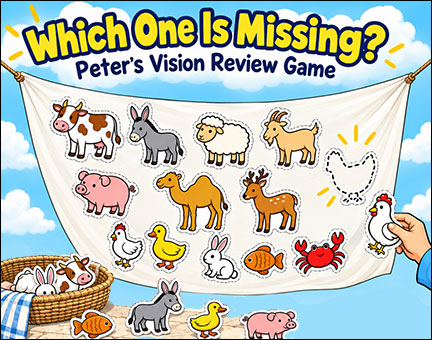 Which One is Missing? Peter's Vision Review Game