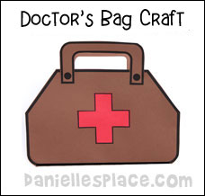 doctor bag craft template