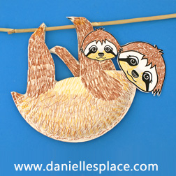 Sloth Crafts and Learning Activities