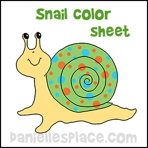 Tissue Paper Snail Craft Spring And Summer