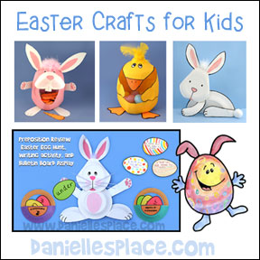 Easter Craft and Learning Activities for Kids from  www.daniellesplace.com where learning is fun!