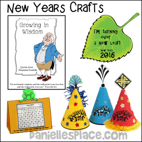 New Years Crafts for Kids from www.daniellesplace.com