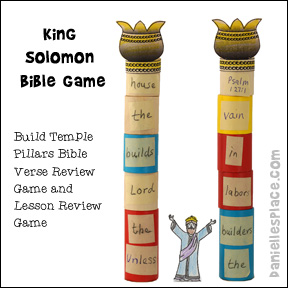 solomon builds the temple preschool craft