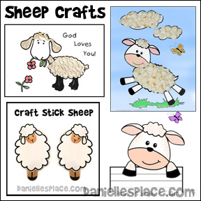 Sheep Crafts and Activities for Children from www.daniellesplace.com