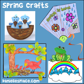 Spring Crafts and Learning Activities from www.daniellesplace.com