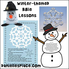 Winter-themed Sunday School Lessons from www.daniellesplace.com