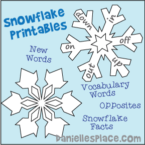 Snowflake Printable Sheets from www.daniellesplace.com