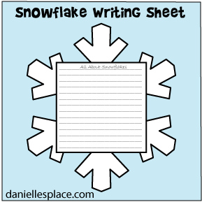 Snowflake Writing Template