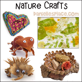 Nature Crafts for Kids from www.daniellesplace.com