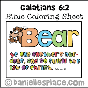Bible Verse Coloring Sheets