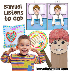 Samuel Listens to God Bible Lesson for Children from www.daniellesplace.com