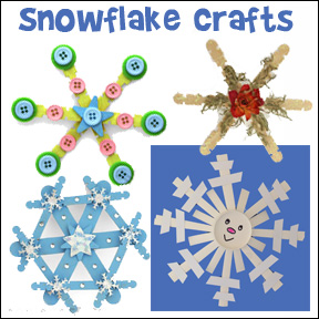 Snowflake Crafts from www.daniellesplace.com