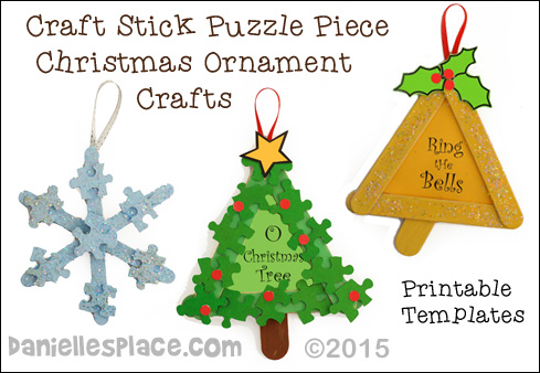 Christmas Bell Craft Template  Diy christmas ornaments rustic