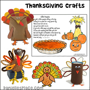 Thanksgiving Craft for Children from www.daniellesplace.com