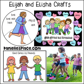 Elijah and Elisha Bible Crafts for Children's Ministry from www.daniellesplace.com