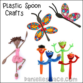 Plastic Spoon Crafts for Kids