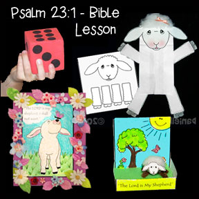 Psalm 23:1 Bible Lesson with Crafts and Games
