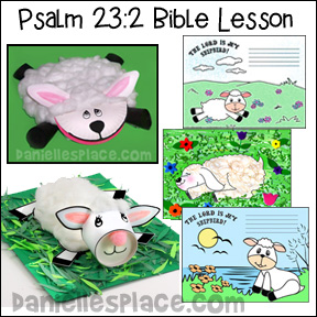 Psalm 23:2 - Bible Lesson - He Makes Me Lie Down in Green Pastures
