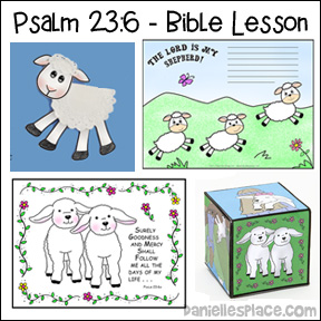 Pslam 23:6 Bible Lesson for Children