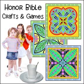 Honor Bible Crafts and Games for Children's Ministry