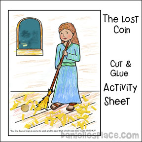 Lost Coin Activity Sheet from www.daniellesplace.com 