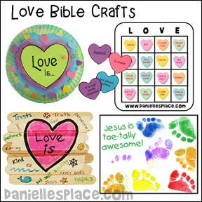 Love Bible Crafts for Sunday School and Children's Ministry