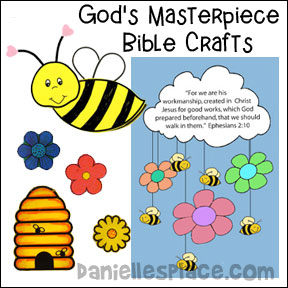 s Masterpiece Sunday School Lesson and Bible Crafts from www.daniellesplace.com