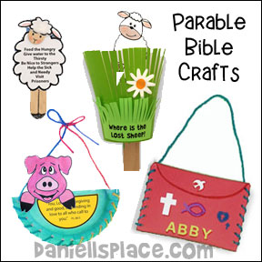 Parable Bible Crafts for Children's Ministry from www.daniellesplace.com