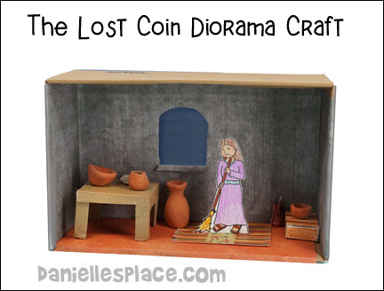 The Lost Coin diarma Craft from www.daniellesplace.com
