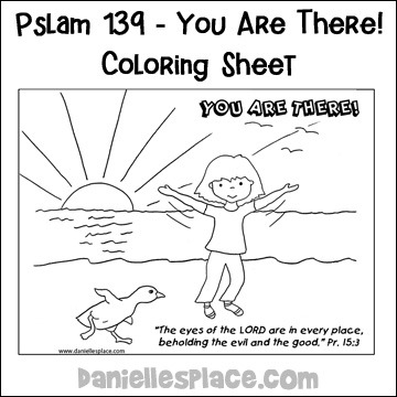god is everywhere coloring page