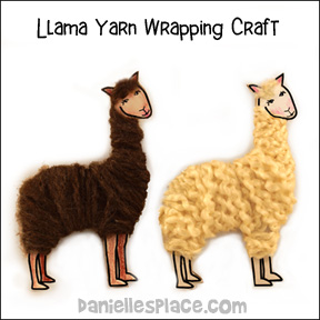 Llama Crafts For Kids