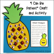 Patient Pineapple Bible Craft and Activity
