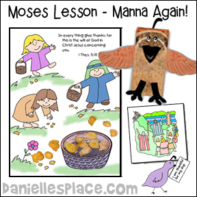 Moses Bible Lesson - THe Israelites Complain about Manna