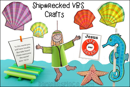 VBS Shipwrecked Craft Ideas - 2018