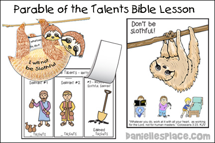 950 Bible Coloring Pages Parable Of The Talents Download Free Images