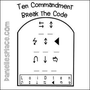 Ten Commandments Crafts and Games for Sunday School and Children's Ministry